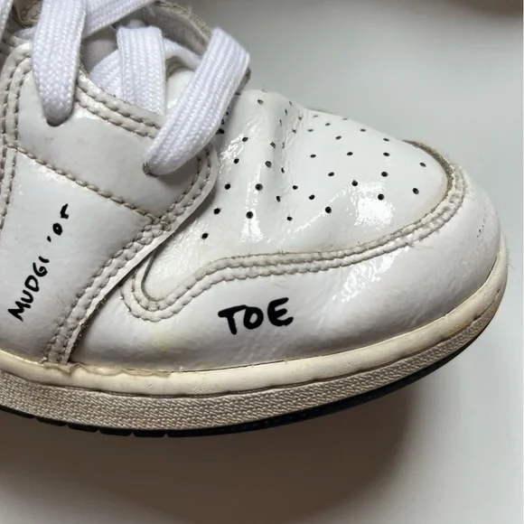 Nike Air Jordan 1 Mid SS GS Schematic- Youth- Size 5.5Y - [DQ1864-100] - Picture 11 of 15